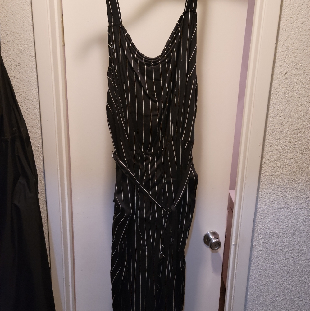 Striped jumpsuit